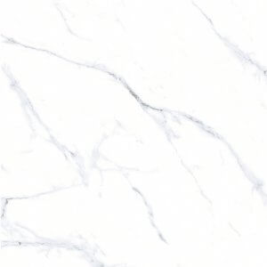 24" x 24" white carara mable tile