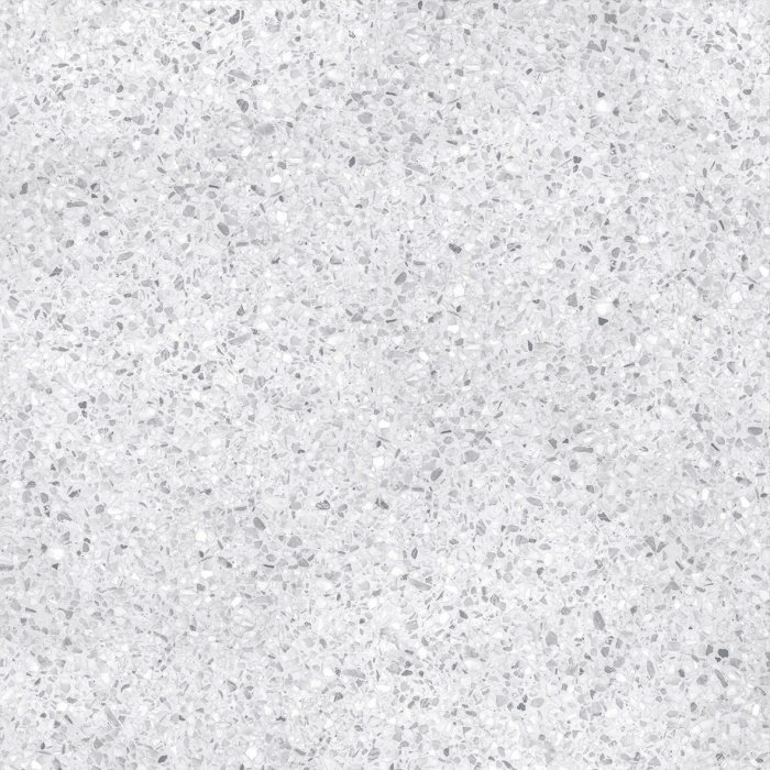 24" x24 " contemporary matt light grey porcelain terrazzo tiles