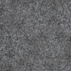 24" x24 " contemporary porcelain terrazzo tiles with matte dark grey