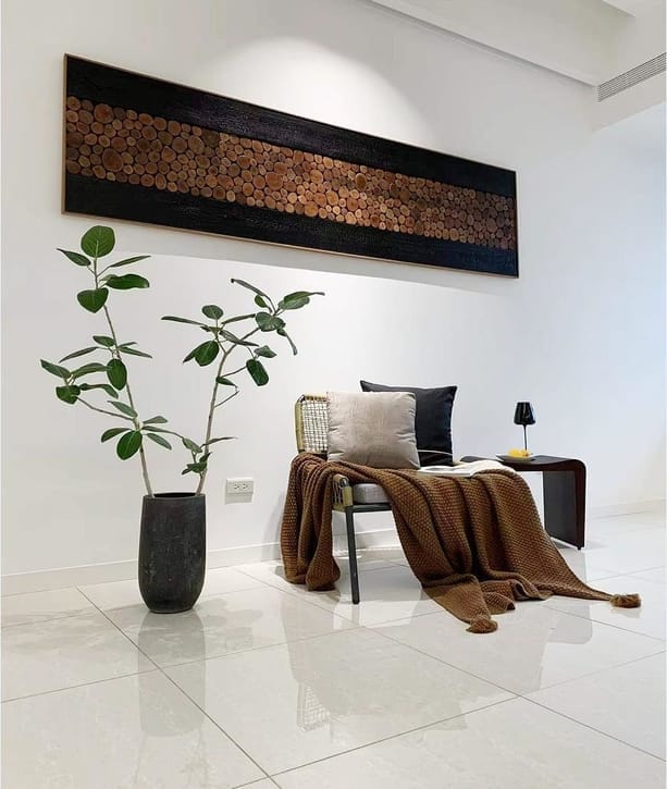 wooden mosaic