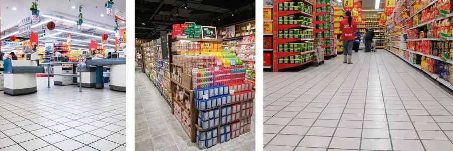 supermarket floor tiles