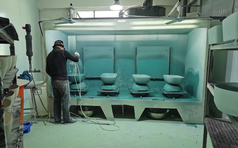 glazing process