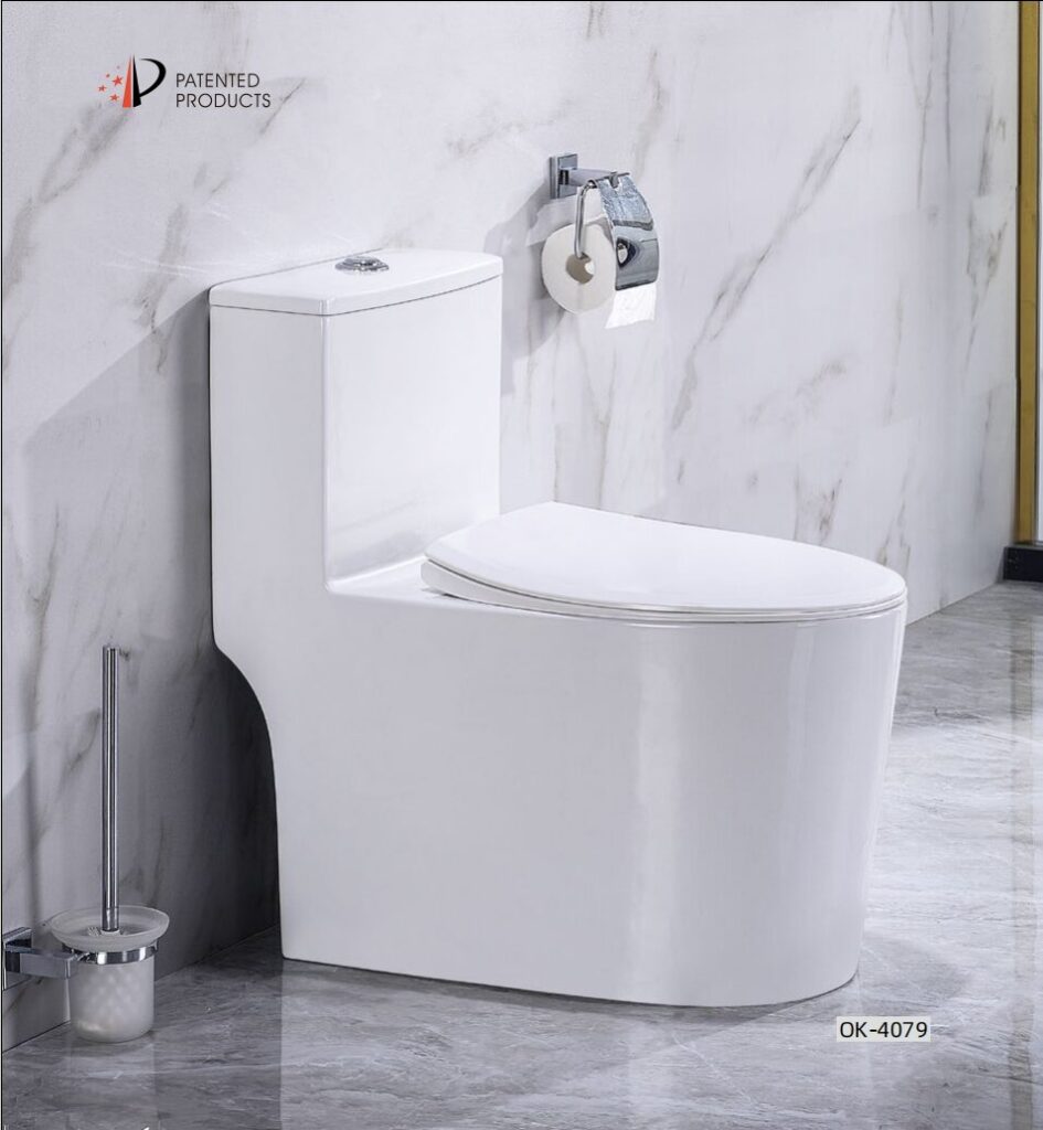 one piece toilet