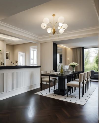 elegance dark wood tile