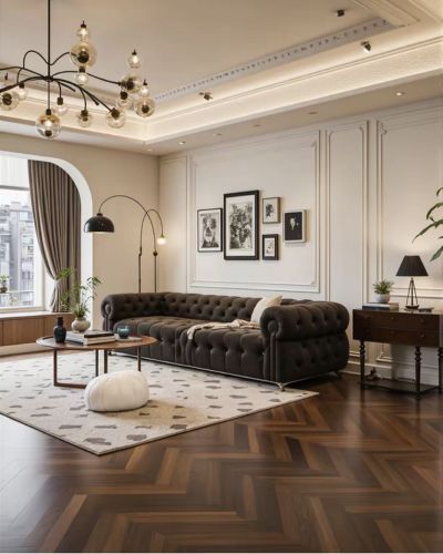 porcelain wooden tile for living room