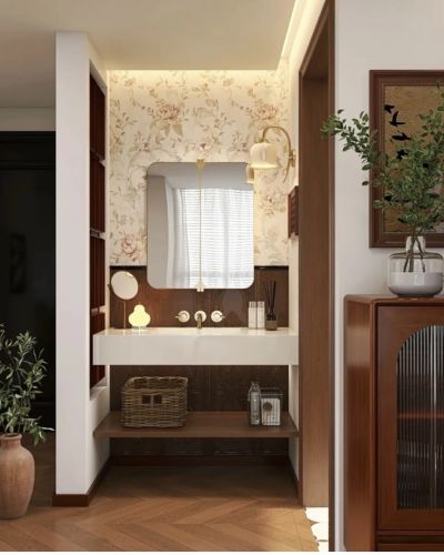 wood tile for bathroom