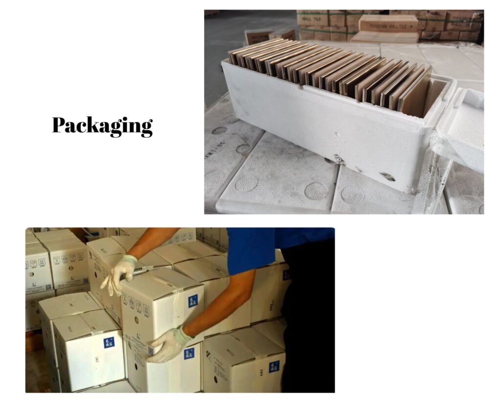 handmade tile packaging