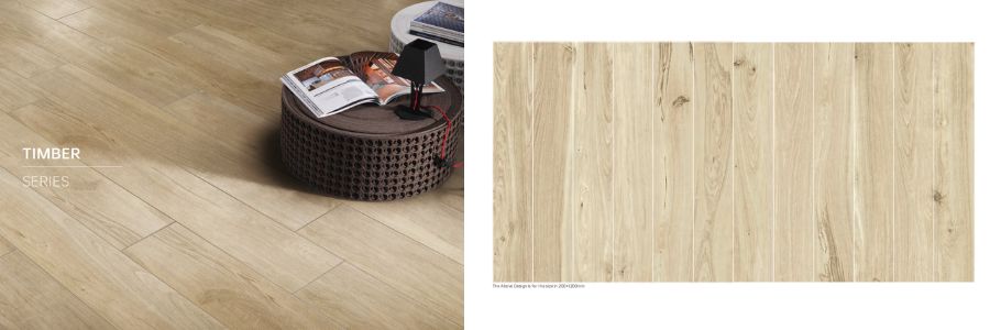 wood look large format porcelain tile