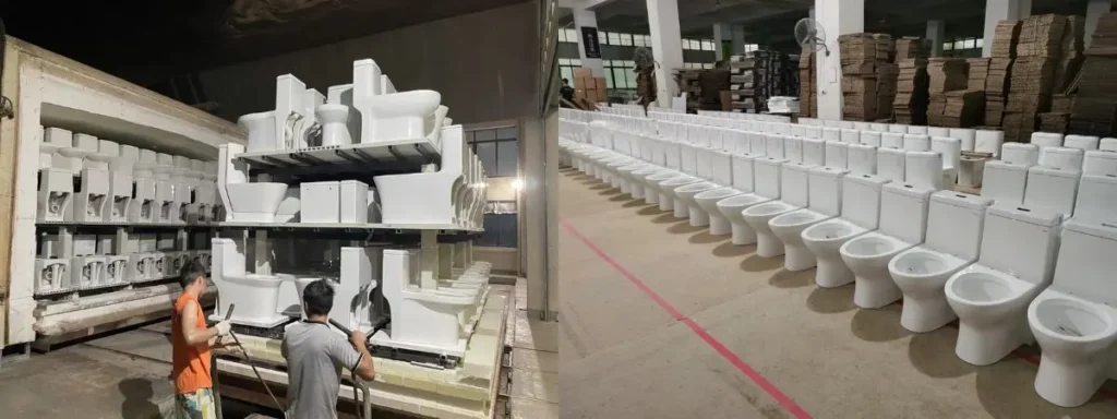sanitary ware factory toilet manufacuring