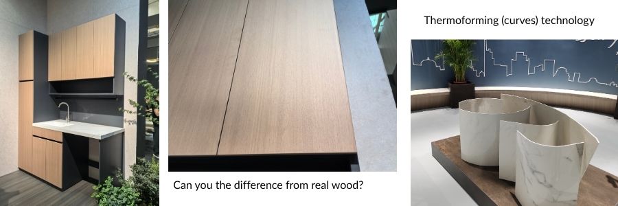 sintered stone apply on furniture