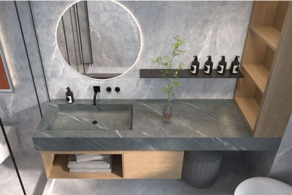 sintered stone for vanity